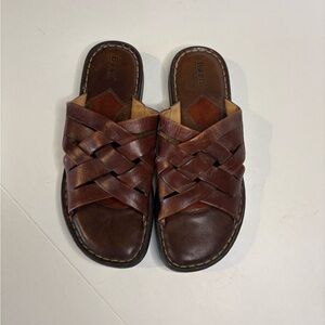 Born Women’s Brown Leather Sandals size 9